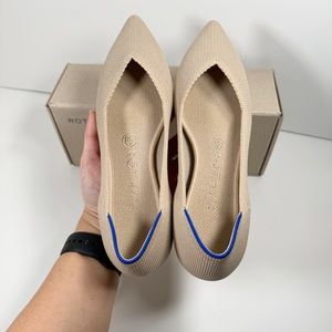 Rothy’s Brand New The Point Slip-On Shoe Ecru 7